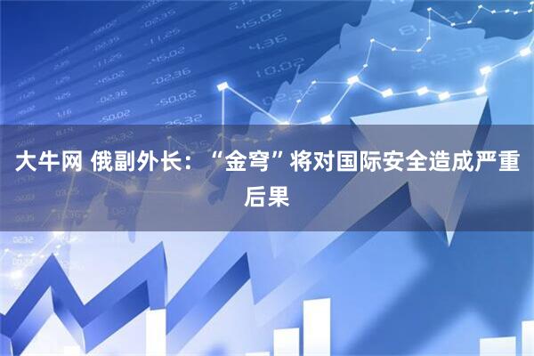 大牛网 俄副外长：“金穹”将对国际安全造成严重后果