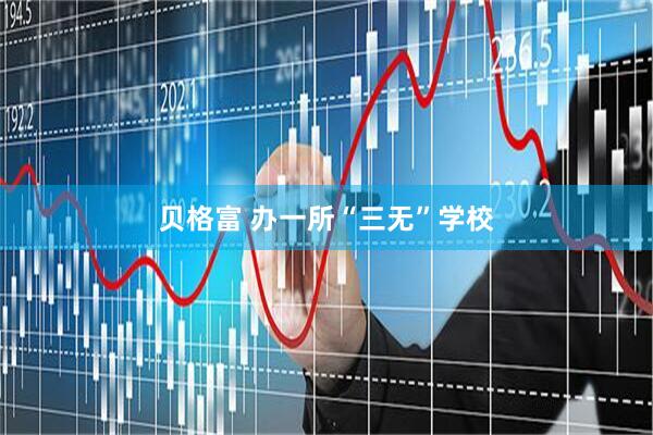 贝格富 办一所“三无”学校
