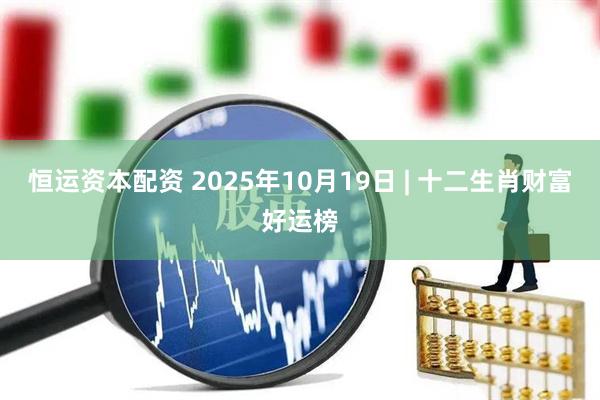 恒运资本配资 2025年10月19日 | 十二生肖财富好运榜