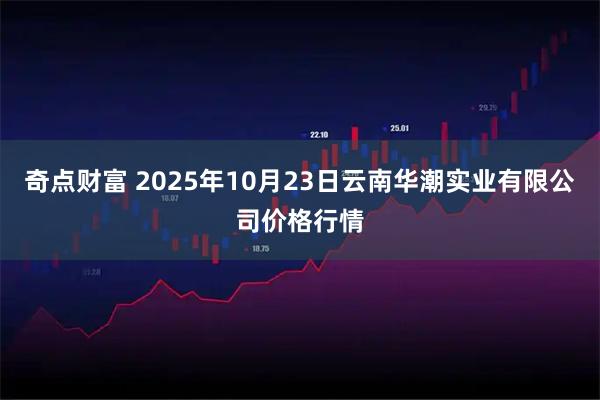 奇点财富 2025年10月23日云南华潮实业有限公司价格行情