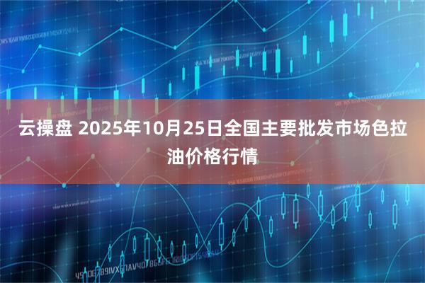 云操盘 2025年10月25日全国主要批发市场色拉油价格行情